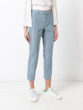 tailored cropped trousers