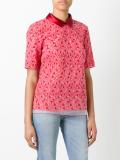 floral embroidered T-shirt