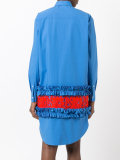frill hem shirt dress