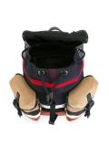 checked backpack
