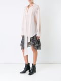 neck scarf blouse