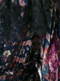printed pleated dress