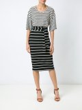 striped skirt