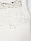 embroidered panel dress 