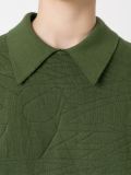 texturized knit blouse