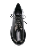 lacquer heel derbies