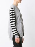 striped sleeve jumper