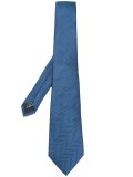 zig zag jacquard tie