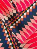 'No.9' printed scarf