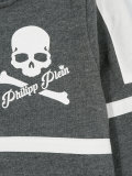 skull print hoodie