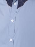contrast collar shirt 