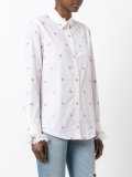 GG micro rose grid shirt