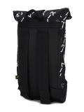 printed roll top backpack