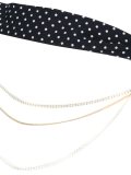 polka dot hairband 