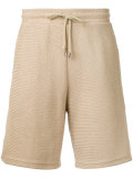woven track shorts