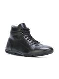 lace up hi-top sneakers