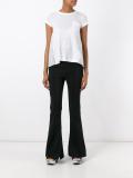 flared eyelet T-shirt