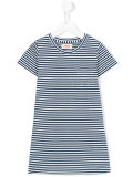 striped T-shirt dress