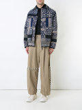 tile print jacket