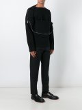 zipped detailing sweatshirt