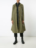 button up raincoat 