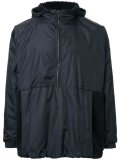 elasticated cuffs hooded jacket