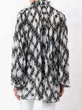 gathered collar blouse 