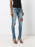 stretch denim skinny jeans