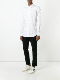 peace embroidered shirt