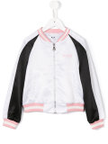 logo print jacket 