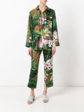 tropical floral print pyjama trousers