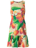mango and floral sleeveless dress