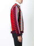 geometric panel sweatshirt