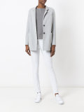 long-sleeved top with scoop neckline