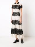 buttoned lace dress
