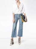 metal insert shoulder bag