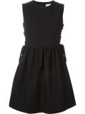 printed flared dress