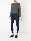 lace up sleeves top 