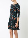 floral print flared dress