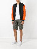 camouflage-print cargo shorts