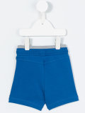 logo stripe track shorts