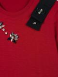 embellished longsleeved T-shirt