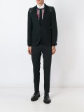 quilted shoulder blazer