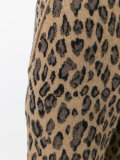 leopard print track pants