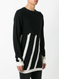 diagonal stripe jumper