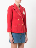 double-breasted blazer