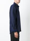 tonal micro print shirt