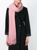 lace detail scarf