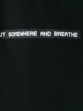quote print sweatshirt