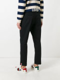 slim fit chino trousers